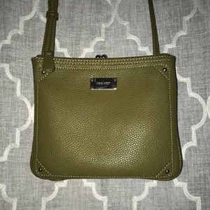 Crossbody khaki green bag